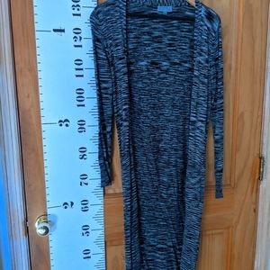 Petite Joseph A. Black and White Duster.